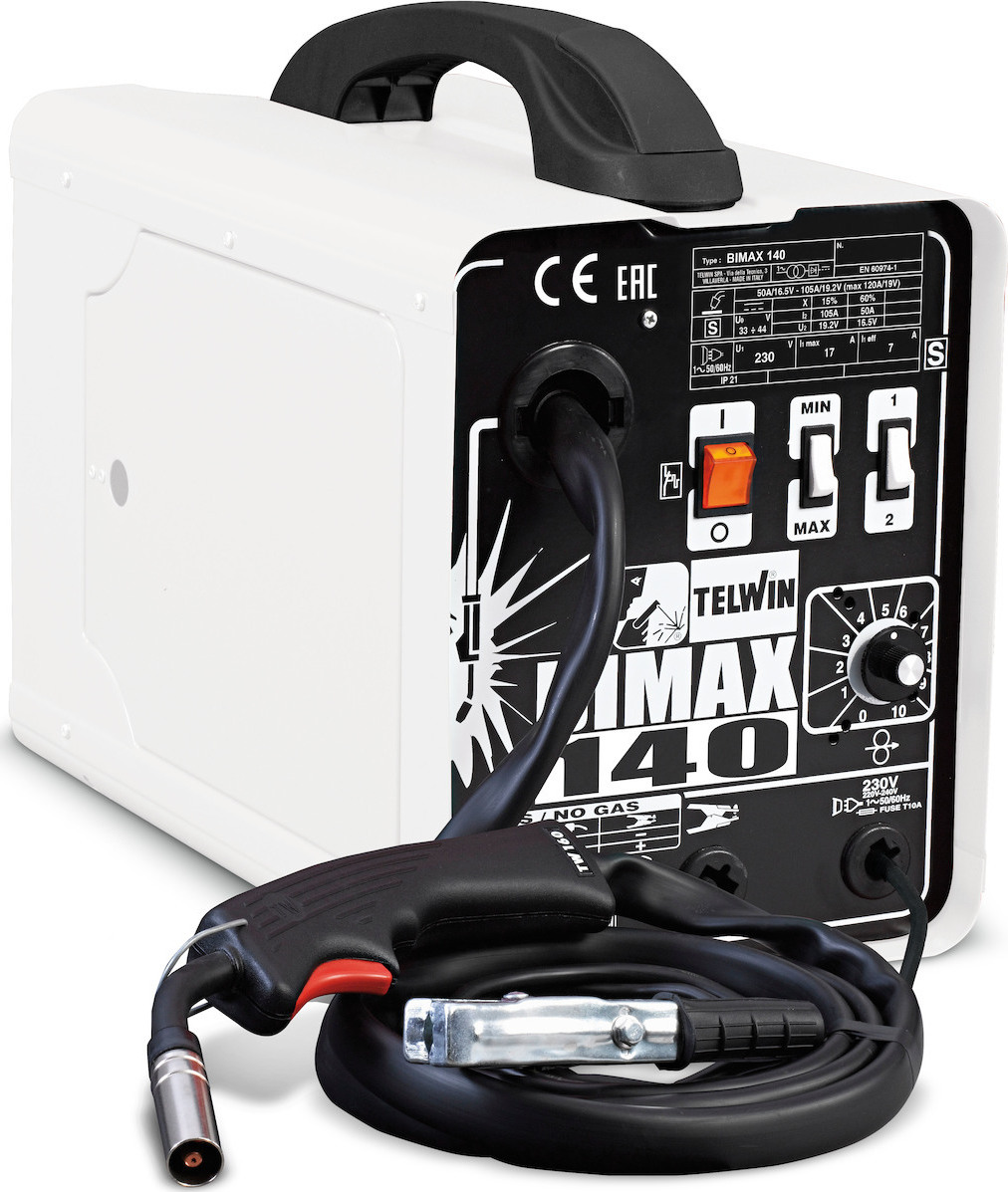 TELWIN - Bimax 140 Turbo Ηλεκτροσυγκόλληση Σύρματος MIG-MAG 120A 821076