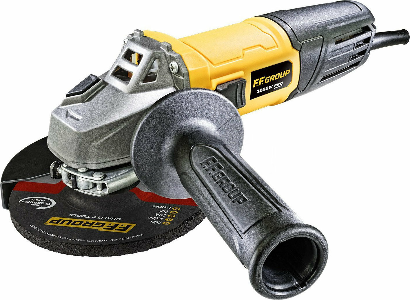 Γωνιακος τροχος 1200W 125mm FFGROUP AG125/1200EC PRO 44827