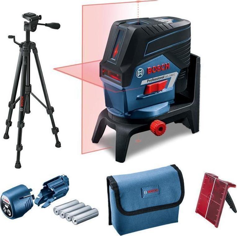 BOSCH ΓΡΑΜΜΙΚΟ ΛΕΙΖΕΡ ΣΤΑΥΡΟΥ GCL 2-50 C BS 150 ΜΕ ΕΝΘΕΤΟ ΓΙΑ L-BOXX 0601066G02