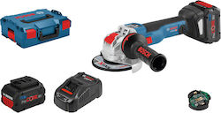BOSCH ΓΩΝΙΑΚΟΣ ΤΡΟΧΟΣ ΜΠΑΤΑΡΙΑΣ GWX 18V-10 SC 125 MM PROFESSIONAL 06017B0401