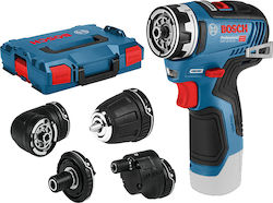BOSCH GSR 12V-35 FC Δραπανοκατσάβιδο Μπαταρίας με 4 Κεφαλές σε L-Boxx (Solo) 06019H3003