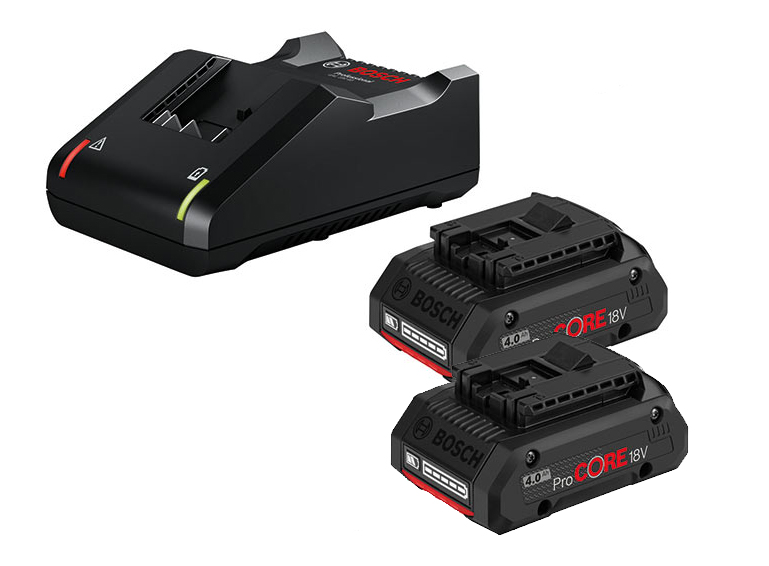 Bosch Σετ Φορτιστή GAL 18V-40 και 2 Μπαταριών ProCORE 18V 4.0Ah 1600A01BA3