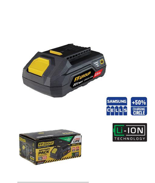 Μπαταρία FF Group Λιθίου BLi 20V/2.5Ah 41320