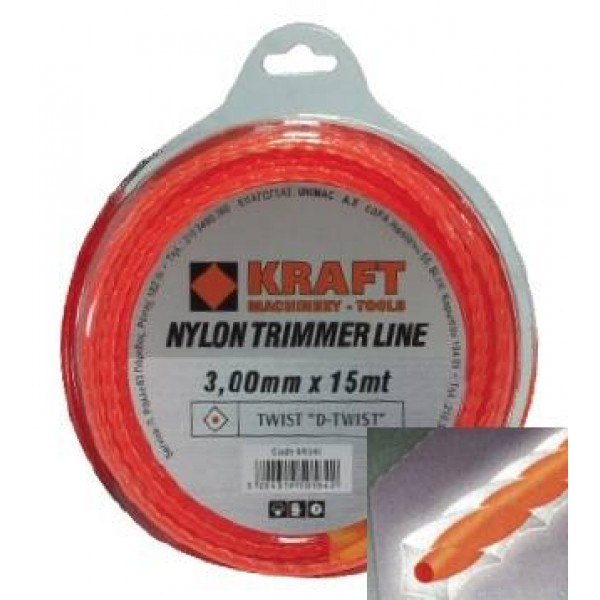 ΜΕΣΙΝΕΖΑ KRAFT D-TWIST ΤΕΤΡΑΓΩΝΗ ΕΛΙΚΟΕΙΔΗΣ 69343
