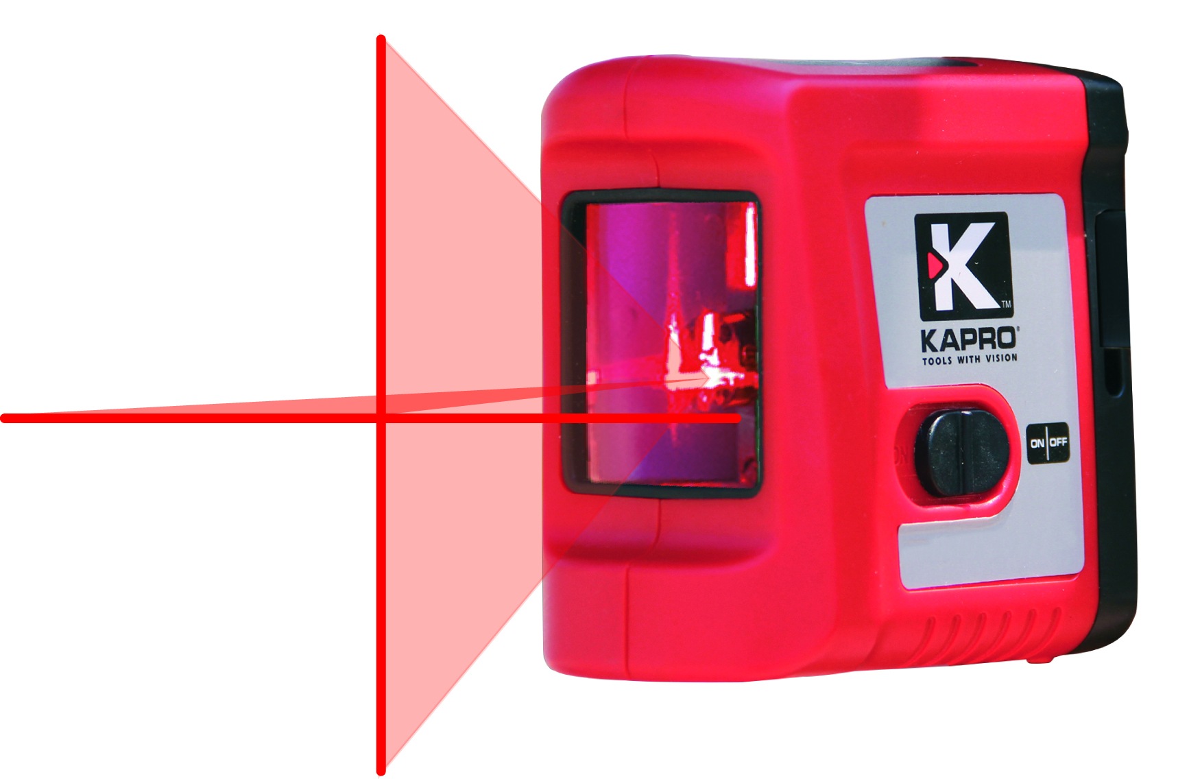 Αλφάδι Laser σταυρού δύο ακτίνων Κόκκινης Δέσμης  (οριζόντια & κάθετη) εσωτερικού χώρου 20 m Capro 633110