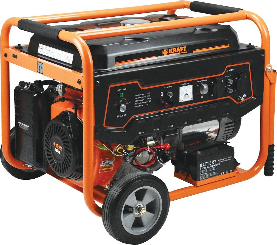 KRAFT LT 9000 ΗΛΕΚΤΡΟΓΕΝΝΗΤΡΙΑ ΒΕΝΖΙΝΗΣ 7000W 63727