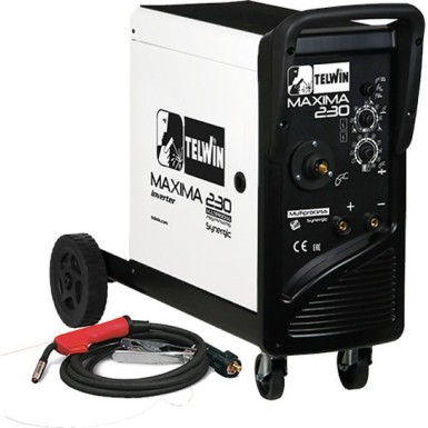 TELWIN - MAXIMA 230 SYNERGIC Ηλεκτροσυγκόλληση Σύρματος MIG-MAG/FLUX 816088