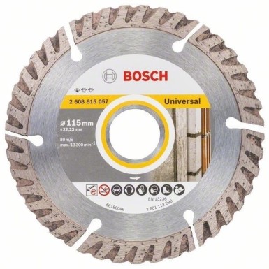 BOSCH ΔΙΑΜΑΝΤΟΔΙΣΚΟΙ  Standard for Universal 115x22mm 2608615057