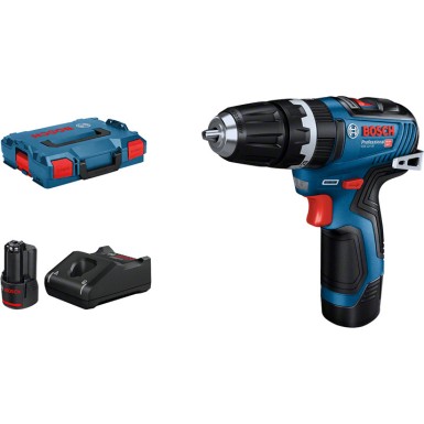 BOSCH GSB 12V-35 Professional Κρουστικό Δραπανοκατσάβιδο Μπαταρίας (2x3.0Ah) 06019J9000