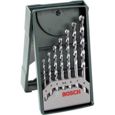 BOSCH Σετ τρυπανιών πέτρας 7 Τεμαχίων 2607019581