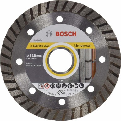 Διαμαντόδισκος Κοπής 115 mm Standard for Universal Turbo BOSCH 2608602393