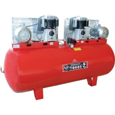 Αεροσυμπιεστής Με Ιμάντα 7,5 + 7,5Hp Toros BKT119-500F-15T 602072