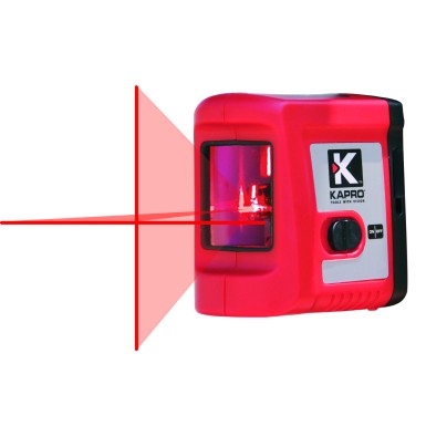 Αλφάδι Laser σταυρού δύο ακτίνων Κόκκινης Δέσμης  (οριζόντια & κάθετη) εσωτερικού χώρου 20 m Capro 633110