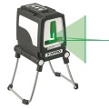 LASER πράσινης σταυρού δύο ακτίνων  για χρήση σε εσωτερικό & εξωτερικό χώρο  Εμβέλεια: 30 m (60 m με καθρέφτη) KAPRO 633113