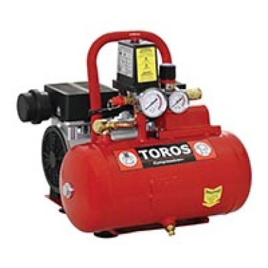 Αεροσυμπιεστής TOROS oil free silent (χαμηλού θορύβου) 6ltr 0.75hp 40150