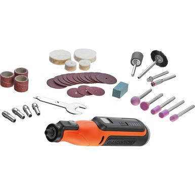 Black & Decker Περιστροφικό Πολυεργαλείο 7.2V 1x1.5Ah με Ρύθμιση Ταχύτητας  BCRT8I