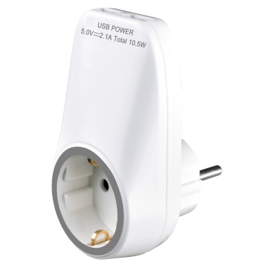 Σούκο Αντάπτορας Φορτιστής 2ΧUSB AUTO-ID BULLE 607063