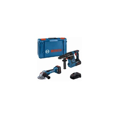 BOSCH ΣΕΤ ΠΙΣΤΟΛΕΤΟ & ΓΩΝΙΑΚΟΣ ΤΡΟΧΟΣ ΜΠΑΤΑΡΙΑΣ 18V (2X5.5AH) 0615990N33