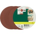 Φύλλα Έκκεντρου 125mm 25τεμ. P80/120/240 Bosch 2607019497 