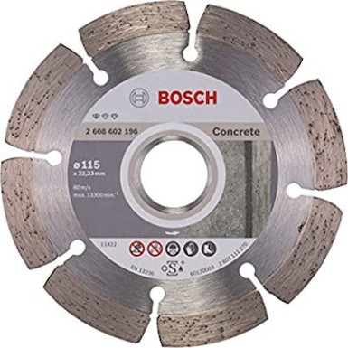 BOSCH ΔΙΑΜΑΝΤΟΔΙΣΚΟΣ ΚΟΠΗΣ ΜΠΕΤΟΥ STANDARD FOR CONCRETE 115MM 2608602196