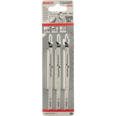 Λάμα Για Κοπή Ξύλου/Μετάλλου T 345 XF 3τμχ. Bosch 2608634993