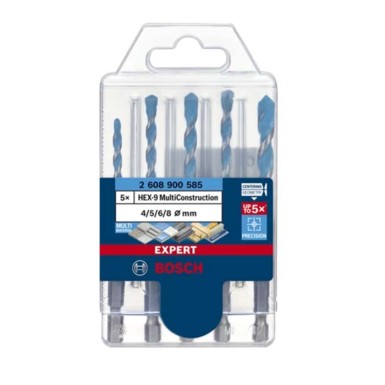 BOSCH - Σετ Τρυπανιών Expert HEX-9 Multiconstruction - Σετ 5 τεμαχίων 2608900585