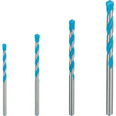 Σετ τρυπανιών EXPERT MultiConstruction CYL-9 4/5/6/8 mm 4τεμαχίων BOSCH 2608900645