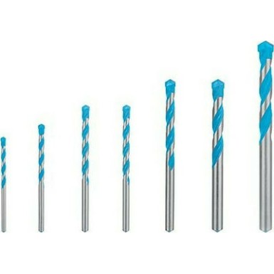 Σετ 7τεμ. Tρυπανιών EXPERT MultiConstruction CYL-9 4/5/6/6/8/10/12mm BOSCH 2608900647