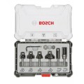 BOSCH - Σετ Φρέζες για Ρούτερ 6mm - 6 Τεμαχίων ΚΩΔΙΚΟΣ: 2607017468