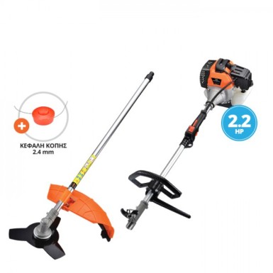KRAUSMANN  3250-10 ΠΟΛΥΜΗΧΑΝΗΜΑ ΒΕΝΖΙΝΗΣ ΔΙΑΙΡΟΥΜΕΝΟΣ 52cc ΜΕ ΧΟΡΤΟΚΟΠΤΙΚΟ 