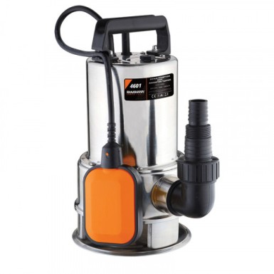 KRAUSMANN - ΥΠΟΒΡΥΧΙΑ ΑΝΤΛΙΑ INOX ΑΚΑΘΑΡΤΩΝ ΥΔΑΤΩΝ 750W 4601