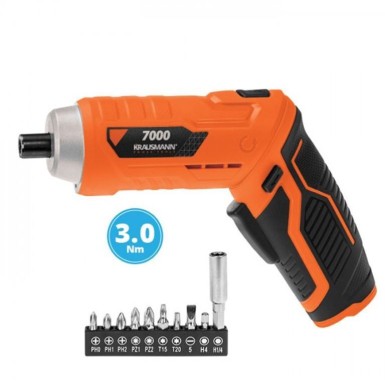 ΚΑΤΣΑΒΙΔΙ KRAUSMAN  3.7 V ΚΑΙ ΦΟΡΤΙΣΤΗΣ USB 7000