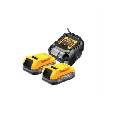 Dewalt Σετ 2 Μπαταρίες Li-Ion 18V (2X2.0Ah) με Φορτιστή Powerstak DCB1102E2-QW