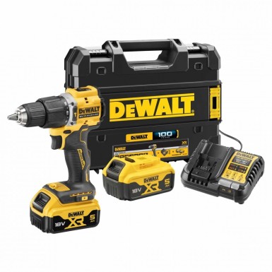 Κρουστικό Δραπανοκατσάβιδο 18V (2x4.0Ah) DEWALT - DCD100YM2T-QW
