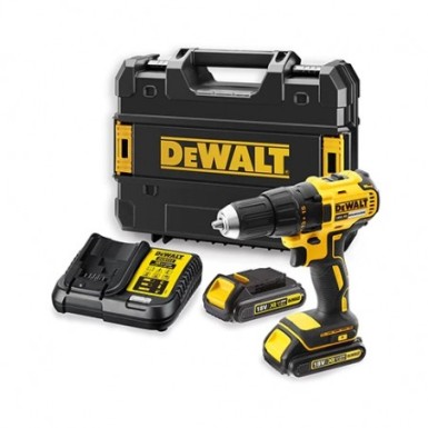 DEWALT 18V XR BRUSHLESS Δραπανοκατσάβιδο Μπαταρίας (2x1.5Ah) DCD777S2T-QW
