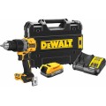 Κρουστικό Δραπανοκατσάβιδο 18V Brushless 18V PowerStack Li-Ion (1×1.7Ah) σε βαλίτσα μεταφοράς TSTAK DeWalt DCD805E1T