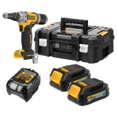 Dewalt Πριτσιναδόρος 6,4mm 18V DCF414E2GT