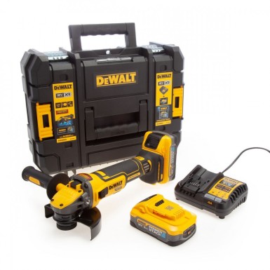Γωνιακός Τροχός Μπαταρίας ∅125mm 18V (2x5.0Ah) DEWALT - DCG409H2T-QW