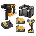 DEWALT Σετ Παλμικό Κατσαβίδι & Πιστολέτο 12V (2x5.0Ah) DCK2104P2T-QW
