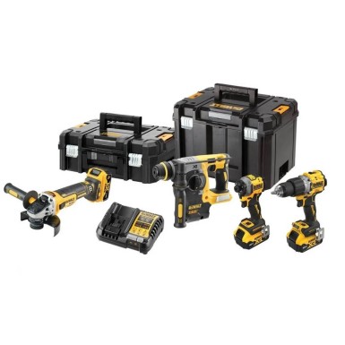 Dewalt Κιτ 4 Εργαλείων με 3x5AH Μπαταρίες DCK429P3T