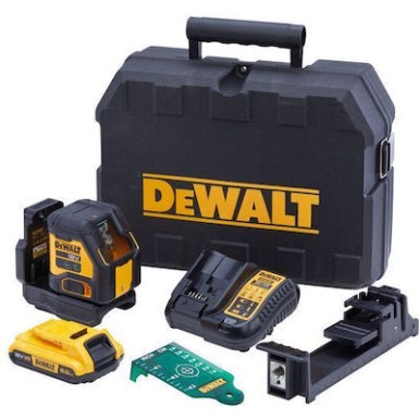 Dewalt Αλφάδια Laser Σταυρού 18V DCLE34021D1