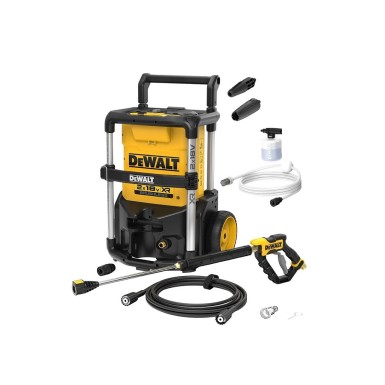 DeWalt Πλυστικό Μπαταρίας Brushless 2x18V Li-Ion 110bar - Χωρίς Μπαταρίες & Φορτιστή (Solo) DCMPW1600N