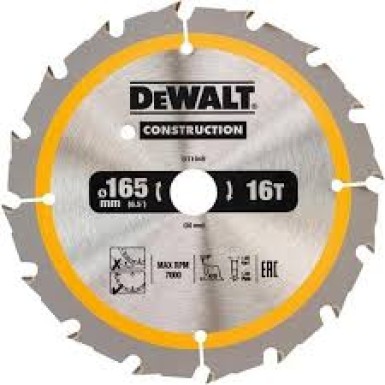 Dewalt DT1948 Δίσκος Κοπής 165x20mm 16Δ