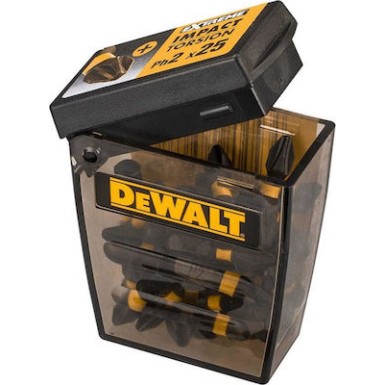 Μύτες PH2 No2x25mm Torsion 25τεμ. Dewalt DT70555T-QZ
