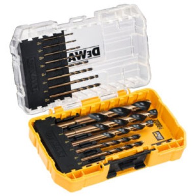Dewalt Σετ Τρυπάνια Black & Gold 14Τμχ DT70727
