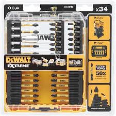 Σετ μύτες Dewalt 34 τεμαχίων με μαγνητικό εξάρτημα συγκράτησης DT70746T