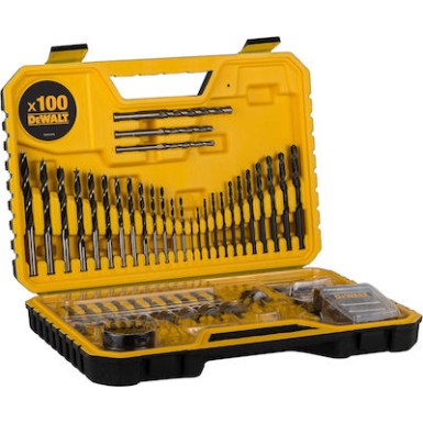 Σετ Εξαρτήματα σε Πλαστική Κασετίνα 100τμχ Dewalt DT71563