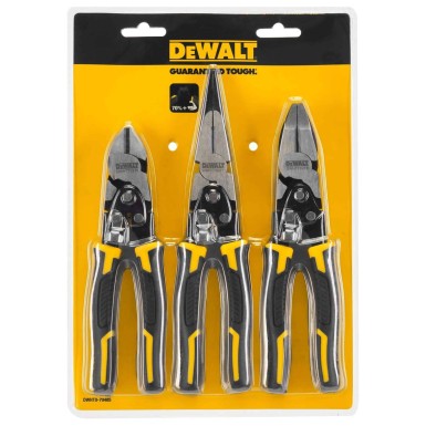 Set Πένσα Πλαγιοκόφτης Μυτοτσίμπιδο 3τμχ DEWALT DWHT0-70485