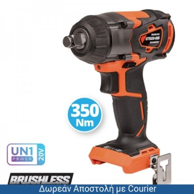 KRAUSMANN ΜΠΟΥΛΟΝΟΚΛΕΙΔΟ 3 ΤΑΧΥΤΗΤΩΝ 350NM BRUSHLESS 20V SOLO U75020-00B