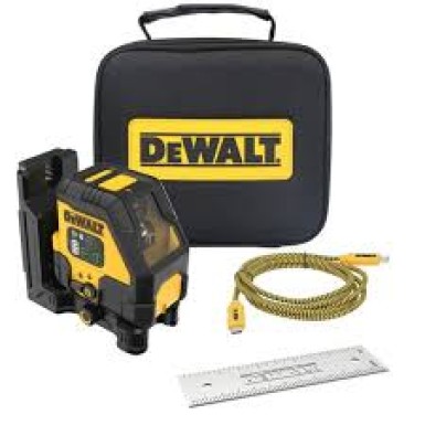 USB Επαναφορτιζόμενο κιτ βάσης λέιζερ Green Cross Line DEWALT DCLE14201GB